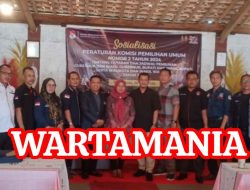 KPU Lampung Timur Sosialisasikan Peraturan Komisi Pemilihan Umum (PKPU) Nomor 2 tahun 2024