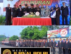 Polres Metro Gelar Upacara dan Syukuran Peringati Hari Bhayangkara Ke-78