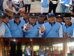 Masih Rangkaian HUT RI KE-79, PWRI Metro Lomba Joget-Karaoke serta Bagikan Nasi Kotak 