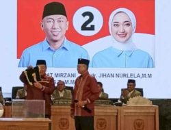 Pengundian Nomor Urut: Rahmat Mirzani Djausal dan dr. Jihan Nurlela Mendapatkan Nomor Urut 2