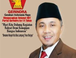 Purwianto Ketua Fraksi Gerindra Resmi Dilantik