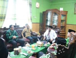 Pjs. Wali Kota Metro melakukan Kunjungan Silaturahmi ke Pengurus Cabang Nahdlatul Ulama (PCNU) Kota Metro di Kampus Universitas Ma’arif Lampung
