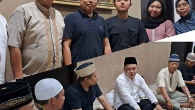 Hari Ke 3 Pembacaan Yasin dan Doa, Pengurus DPD PWRI Lampung Sambangi Keluarga Alm.Yuskandar