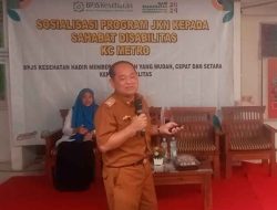 Kadinsos Metro bersama BPJS Rangkul Disabilitas Paparkan Program JKN