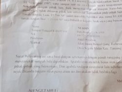 Diduga Backing!, Belum Paham Siapa Pemilik Asli Suatu Bidang Tanah, Oknum Kades Mekar Karya Ceroboh Berani Buatkan Surat Sporadik/Hibah