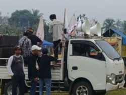 Minta Kejelasan Keabsahan Sertifikat Tanah, Ratusan Serikat Petani Gelar Unjuk Rasa depan Kantor Bupati Lampung Timur