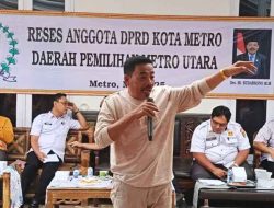 Serap Aspirasi Masyarakat, Anggota DPRD Metro Sudarsono Gelar Reses ke Dua 2025