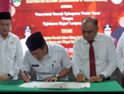 Pemkab Pesibar dengan Kejaksaan Lakukan MoU Penanganan Masalah Hukum Bidang Perdata dan Tata Usaha