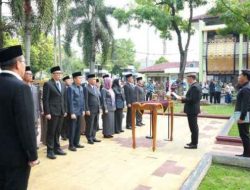 Sebanyak 18 Pejabat Tinggi Pratama (PTP) di Lingkungan Pemerintah Kota Metro resmi Dirotasi
