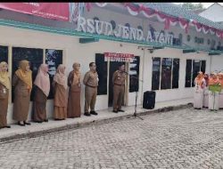 PLH Direktur RSUD Jendral Ahmad Yani Metro, Dr. Eko Hendro Saputra, S. T.,M. Kes Pimpin Apel Pagi