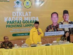 Ketua AMPG Lampung Darlian Pone Gelar Diklat Kader Muda Partai Golkar 2025