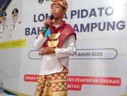 Akbar Rosig, Siswa SMP Negeri 10 Metro Raih Juara 1 Lomba Pidato Bahasa Lampung 2025