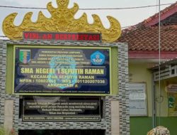 Astaga..!! Ada yang Janggal Sepertinya, Anggaran Dana BOS SMAN 1 Seputih Raman Tahun 2025 Diduga Tidak Terserap Semua ‎