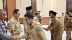Pemkot Metro melakukan Pengukuhan dan Pelantikan terhadap 100 Pegawai Negeri Sipil 